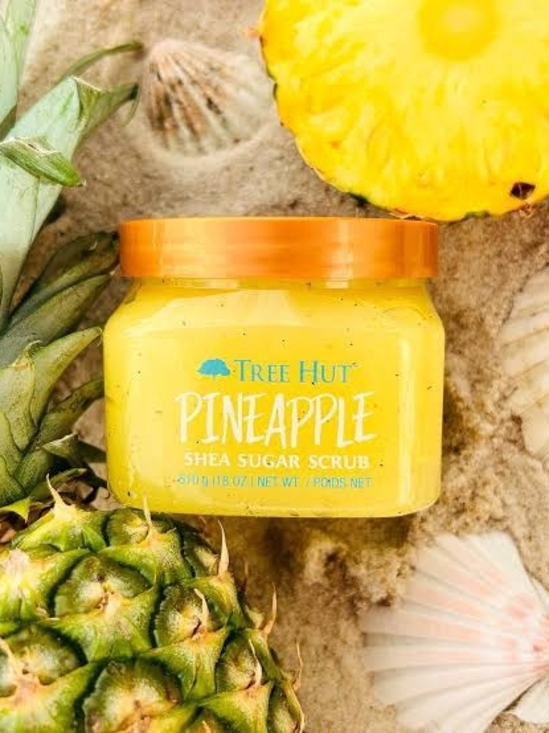 tree hut Other - Tree Hut Pineapple Shea Sugar Scrub - Bright Yellow Exfoliant